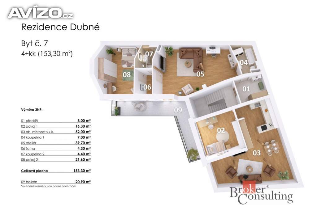 Foto inzerátu Prodej bytu 4+kk 153 m², Dubné