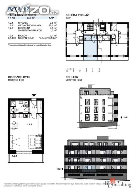 Foto inzerátu Prodej bytu 1+kk 48 m², Rokycany