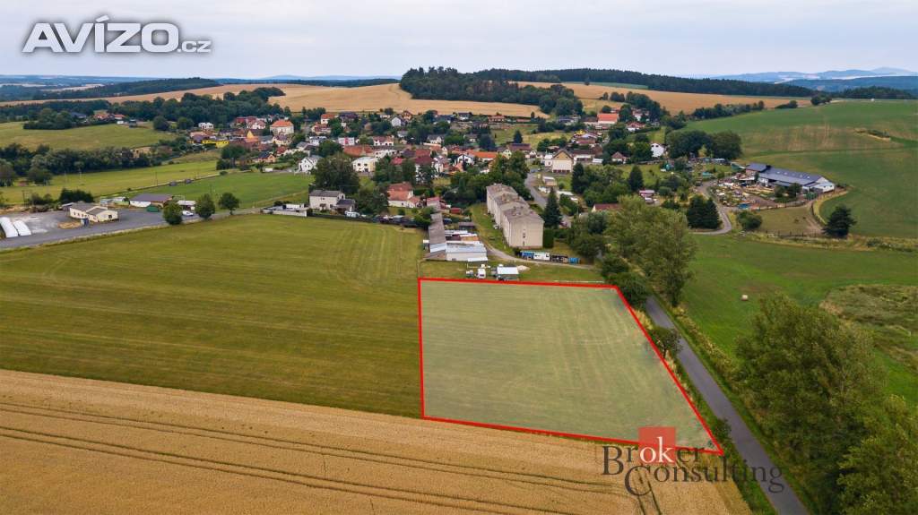 Prodej stavebního pozemku 4 988 m², Meclov