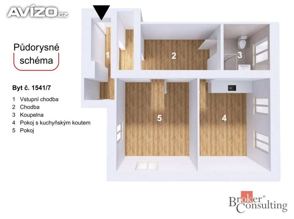 Foto inzerátu Prodej bytu 2+kk 57 m², Jablonec nad Nisou