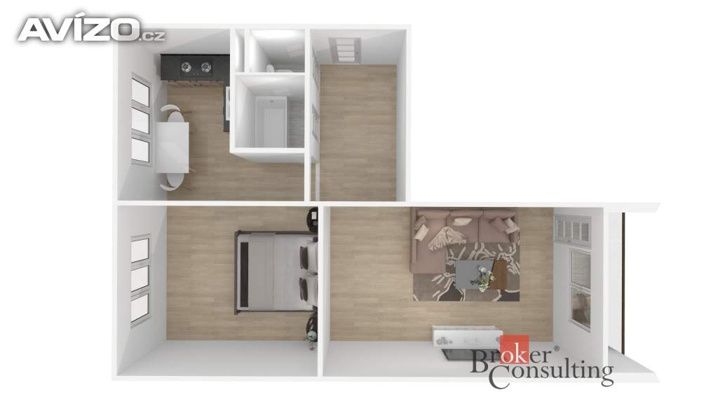 Foto inzerátu Prodej bytu 2+1 52 m², Aš