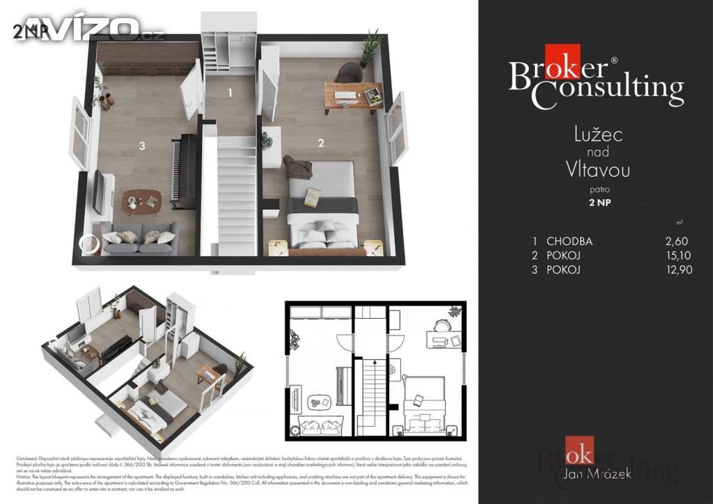 Foto inzerátu Prodej rodinného domu 66 m², Lužec nad Vltavou