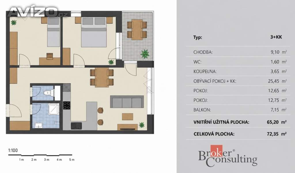 Foto inzerátu Prodej bytu 3+kk 65 m², Rychnov nad Kněžnou