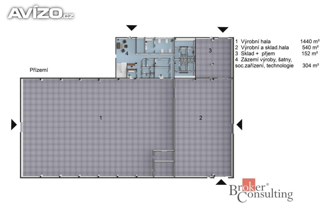 Foto inzerátu Pronájem výrobního prostoru 2 850 m², Uherský Brod
