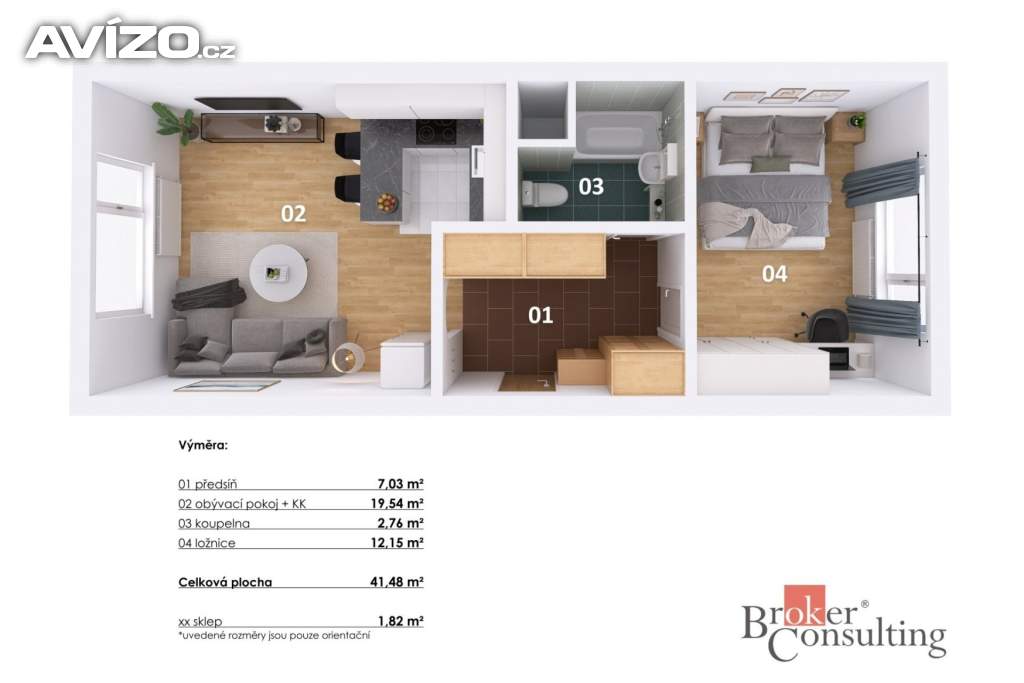 Foto inzerátu Prodej bytu 2+kk 43 m², Liberec
