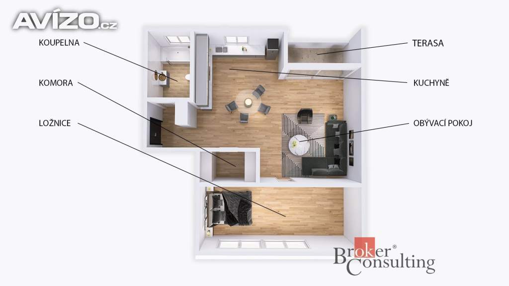 Foto inzerátu Prodej bytu 2+kk 56 m², Brno