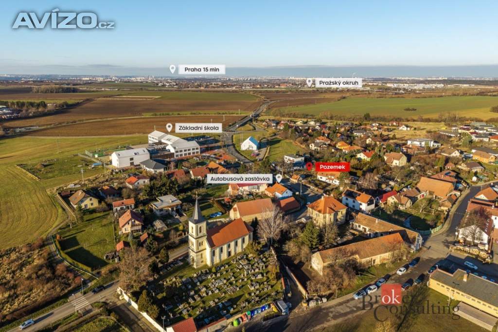 Foto inzerátu Prodej stavebního pozemku 1 402 m², Psáry