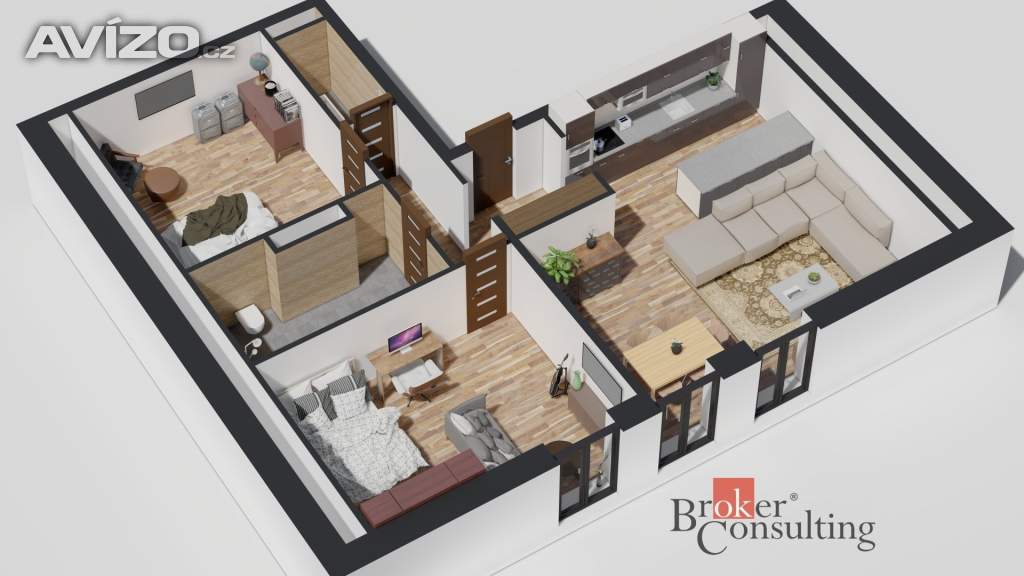Foto inzerátu Prodej bytu 3+kk 87 m², Ostrava