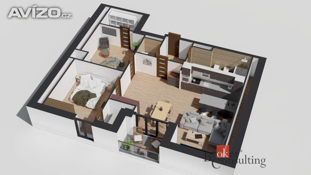 Foto inzerátu Prodej bytu 3+kk 97 m², Ostrava