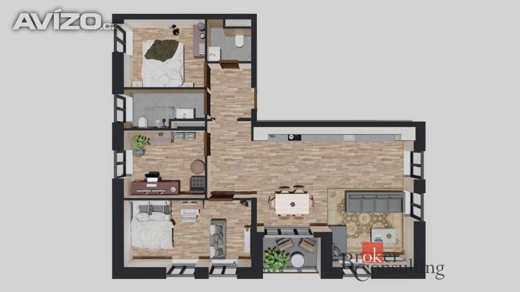 Foto inzerátu Prodej bytu 4+kk 92 m², Ostrava