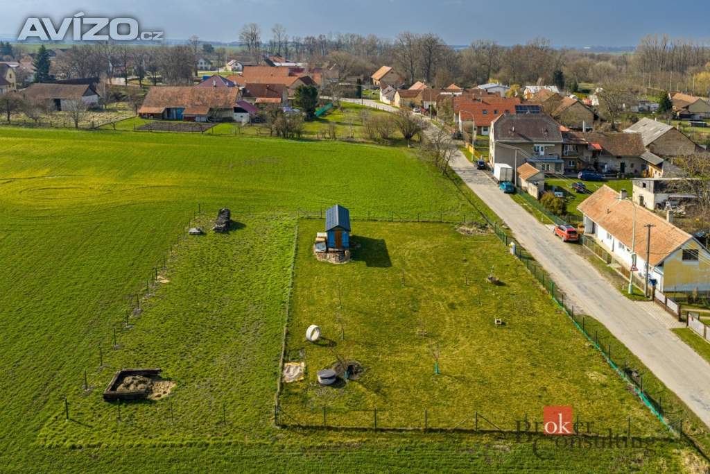 Prodej stavebního pozemku 840 m², Moravany