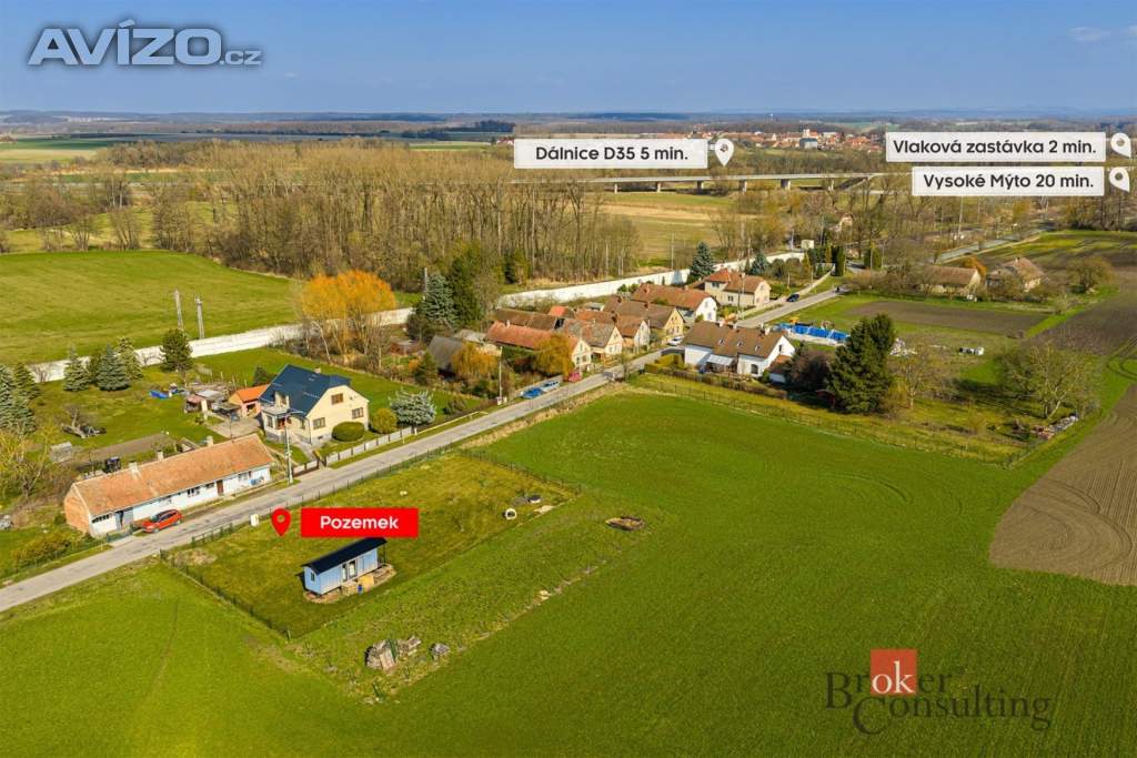 Foto inzerátu Prodej stavebního pozemku 840 m², Moravany