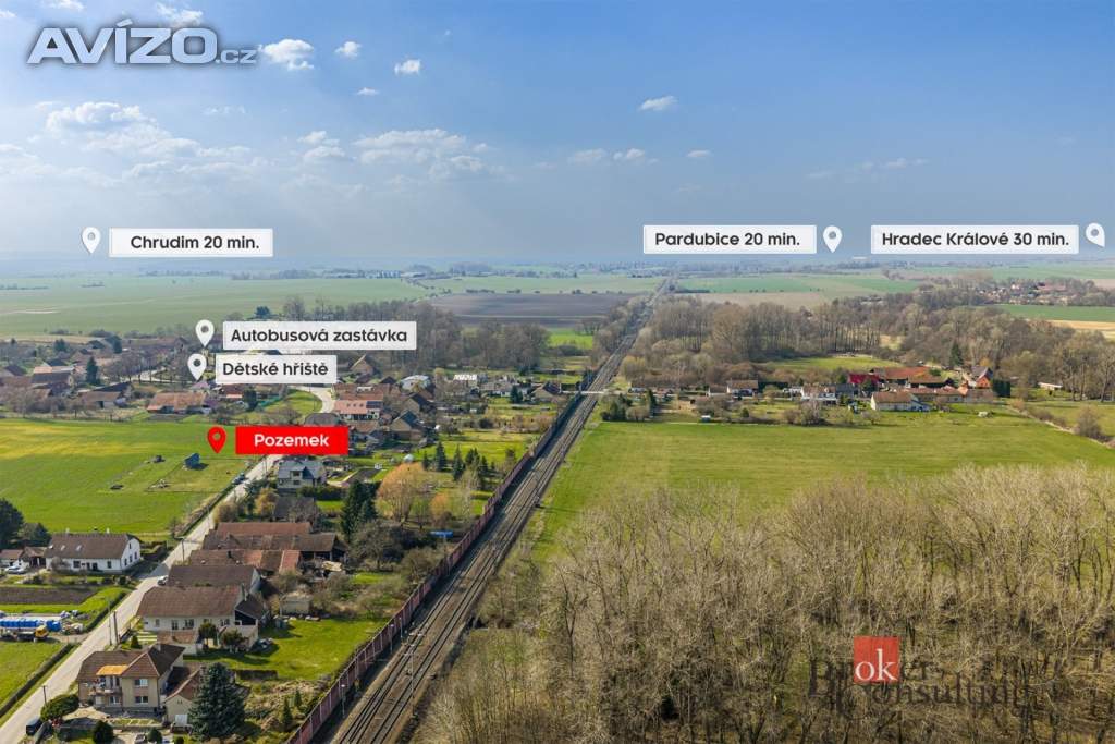 Foto inzerátu Prodej stavebního pozemku 840 m², Moravany