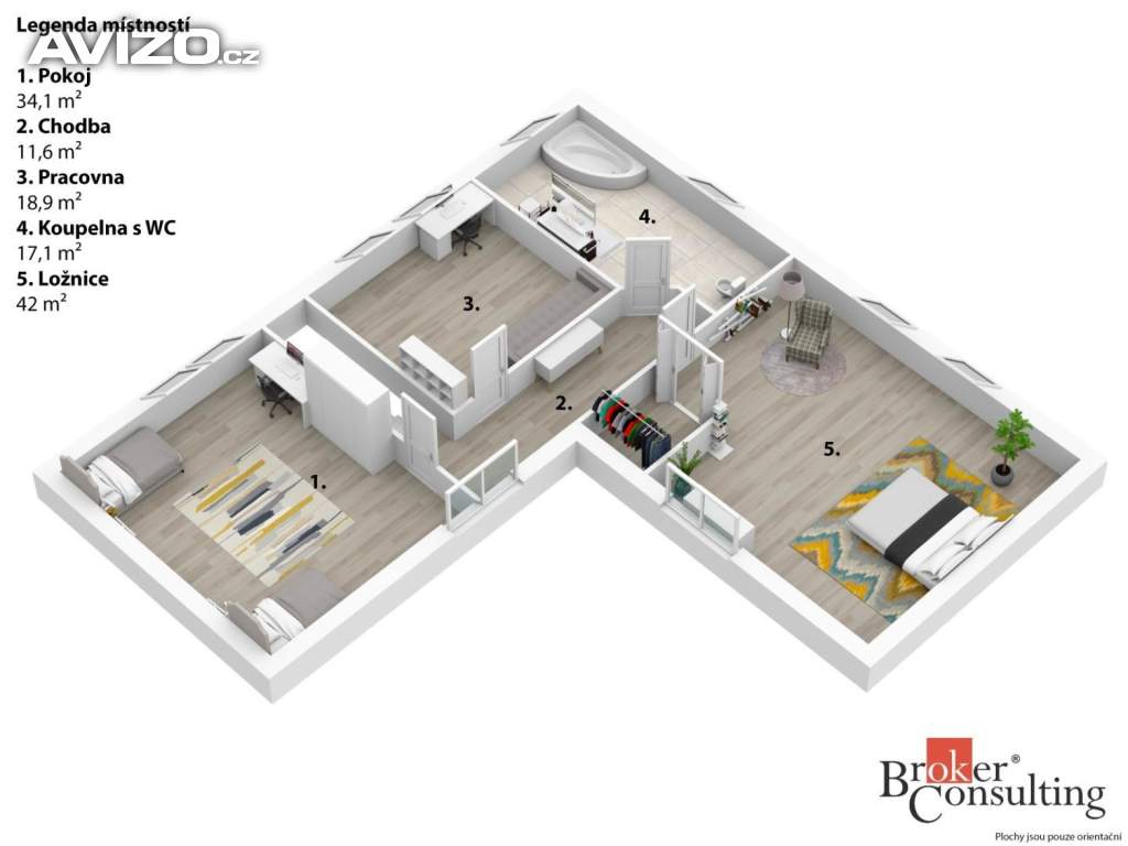 Foto inzerátu Pronájem bytu 3+kk 110 m², Mladá Boleslav