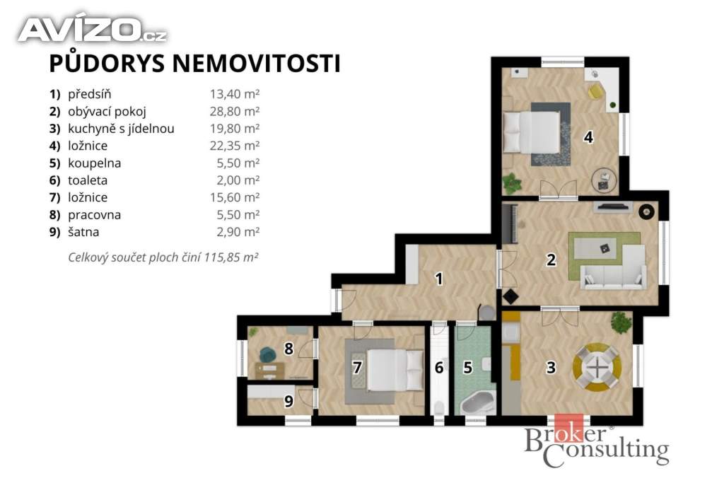 Foto inzerátu Prodej bytu 3+1 110 m², Liberec