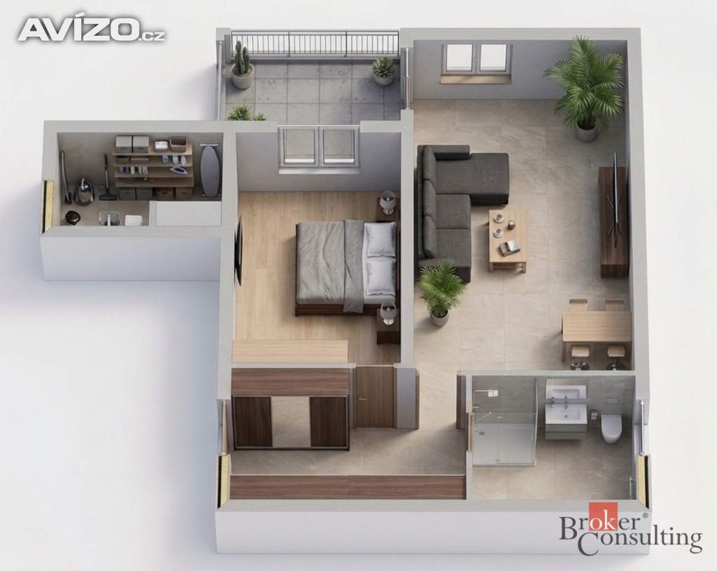 Foto inzerátu Prodej bytu 2+kk 60 m², Brno