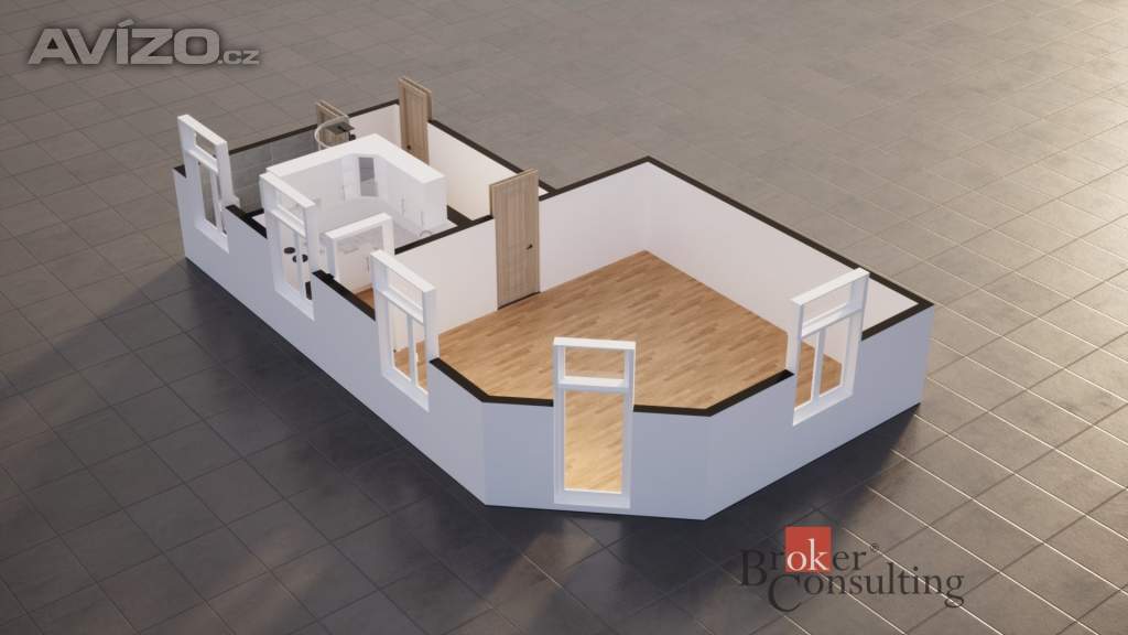 Foto inzerátu Pronájem bytu 1+kk 42 m², Děčín