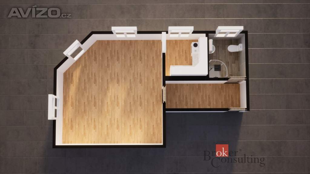 Foto inzerátu Pronájem bytu 1+kk 42 m², Děčín