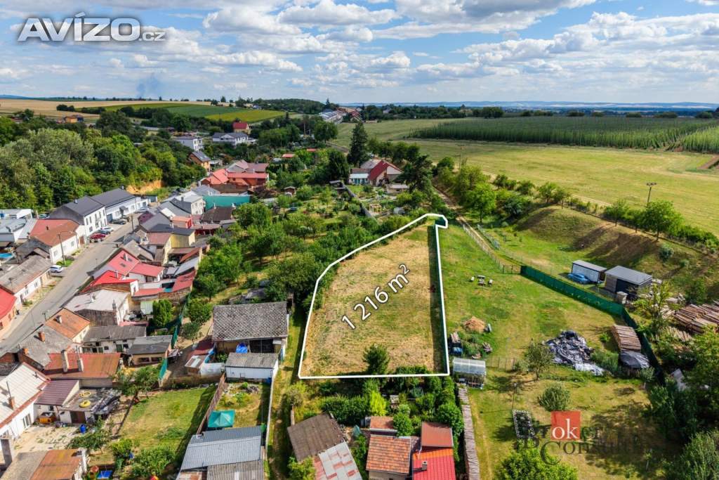 Prodej stavebního pozemku 1 216 m², Přerov