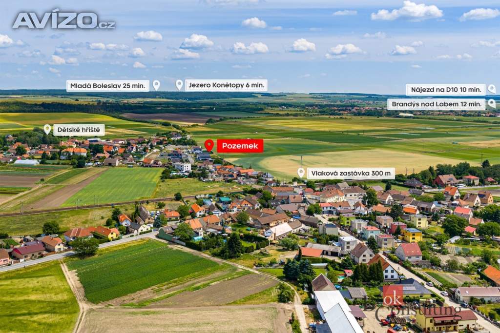 Foto inzerátu Prodej stavebního pozemku 827 m², Nedomice