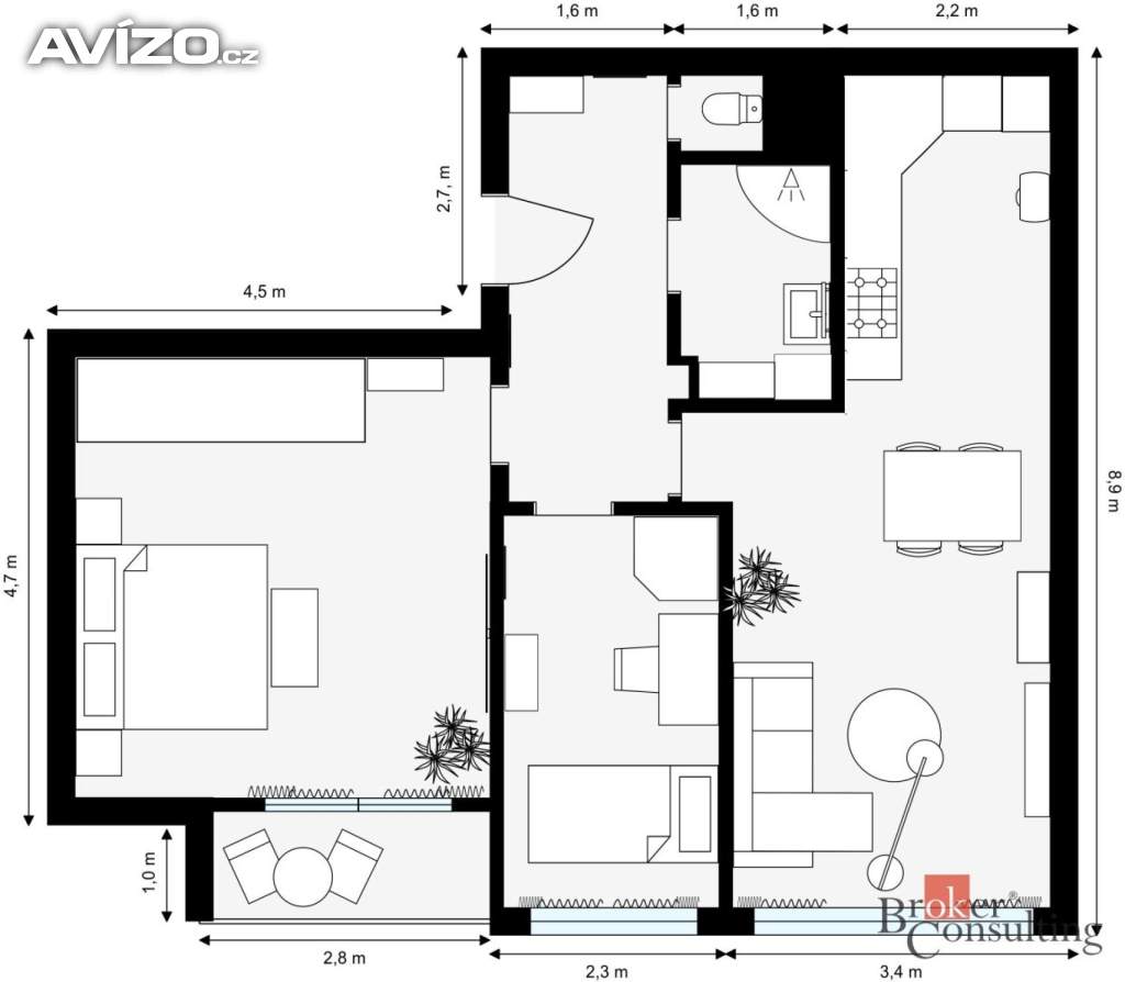 Foto inzerátu Prodej bytu 3+kk 63 m², Praha