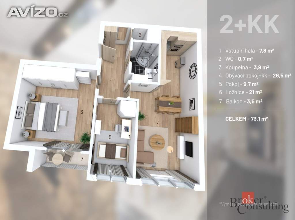 Foto inzerátu Prodej bytu 3+kk 63 m², Praha