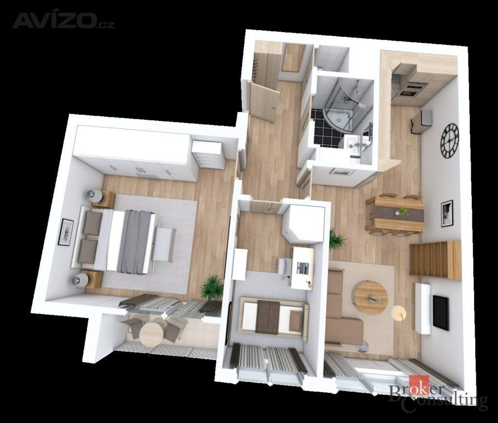 Foto inzerátu Prodej bytu 3+kk 63 m², Praha