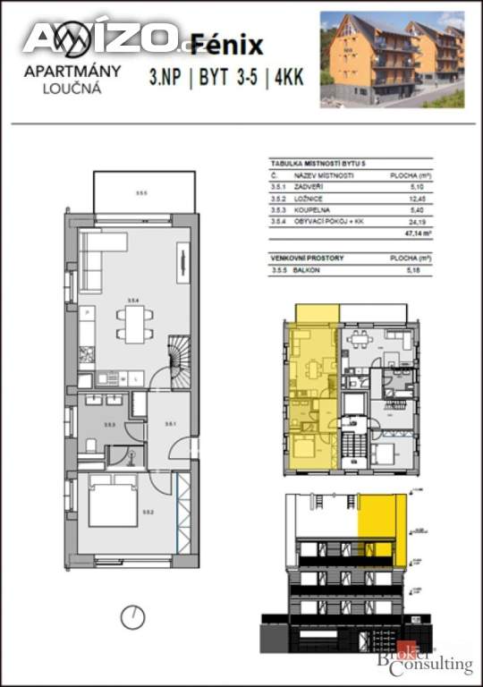 Foto inzerátu Prodej byty 4+kk, 79 m² - Loučná pod Klínovcem - Loučná