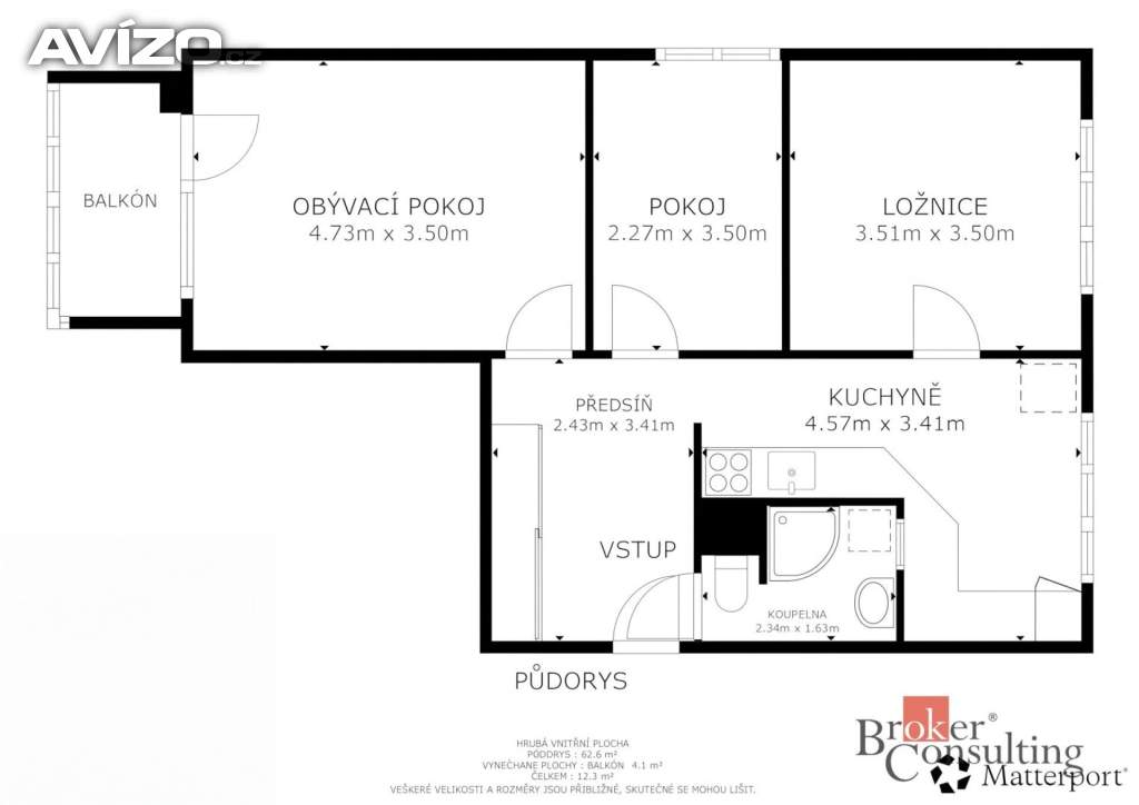 Foto inzerátu Prodej bytu 3+1 67 m², Louny