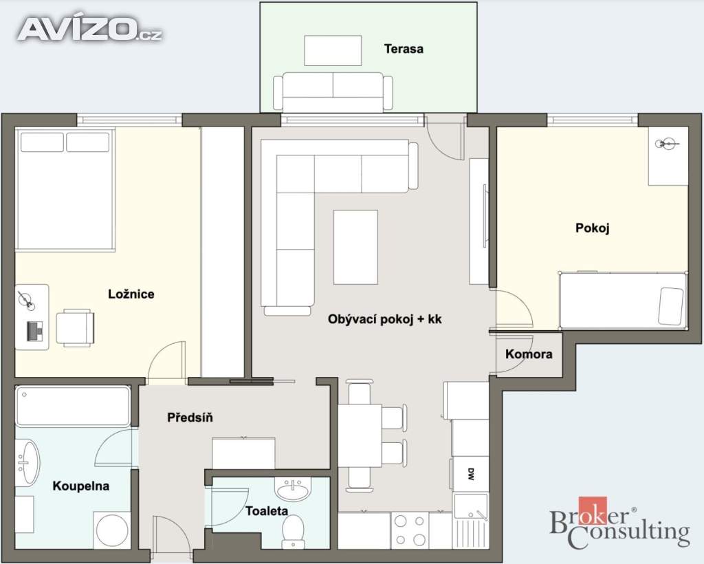 Foto inzerátu Prodej bytu 3+kk 69 m², Plzeň