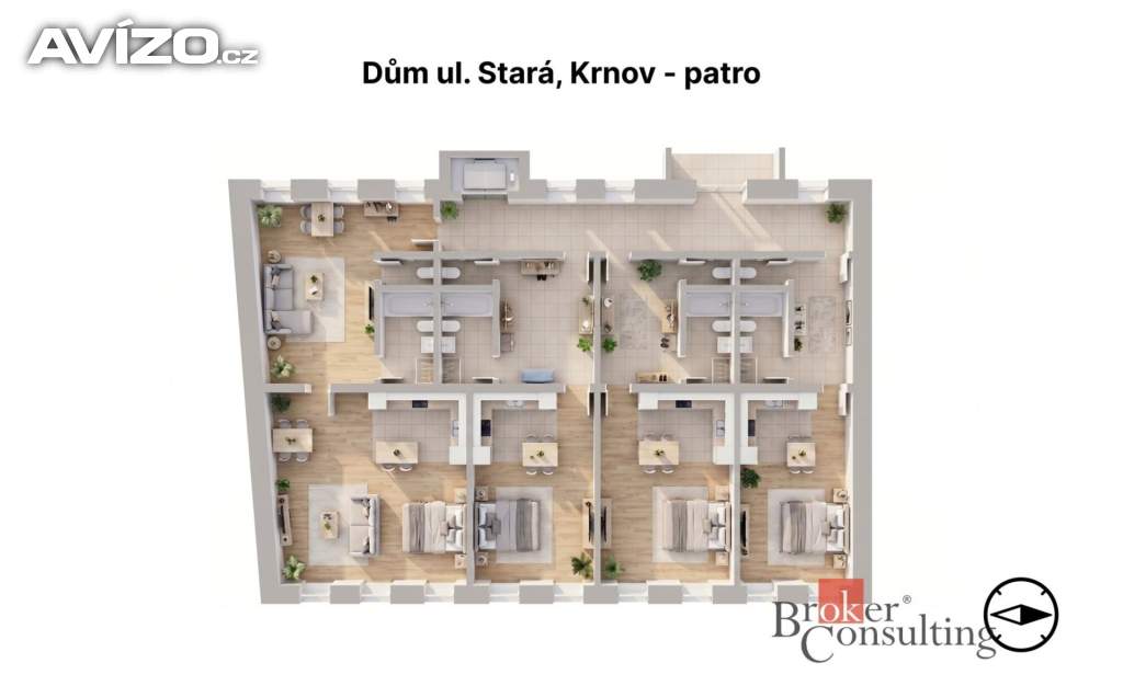 Foto inzerátu Prodej činžovního domu 1 100 m², Krnov
