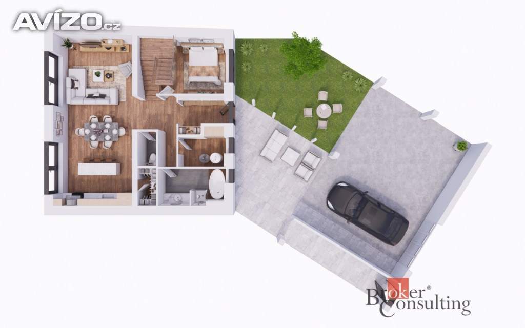 Foto inzerátu Prodej stavebního pozemku 811 m², Kozlany