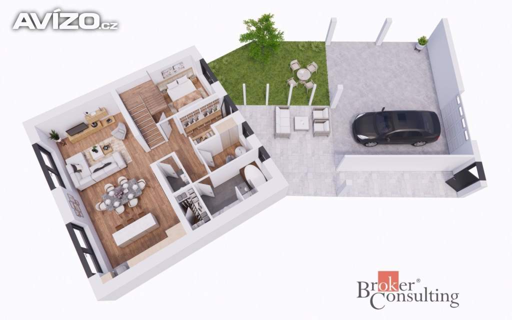 Foto inzerátu Prodej stavebního pozemku 811 m², Kozlany