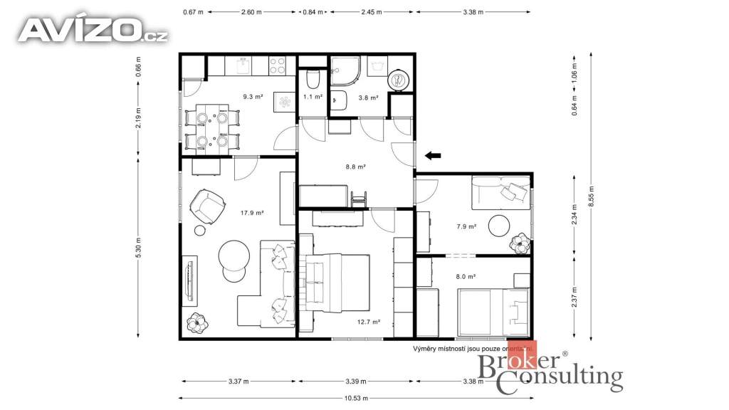Foto inzerátu Prodej bytu 4+1 73 m², Nová Ves