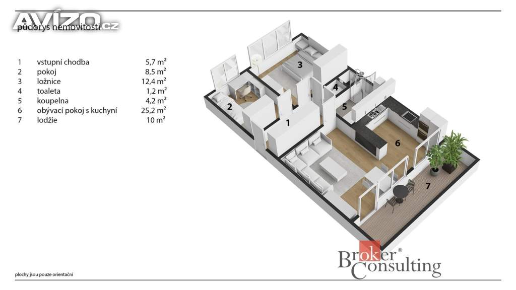 Foto inzerátu Prodej bytu 3+kk 54 m², Pardubice