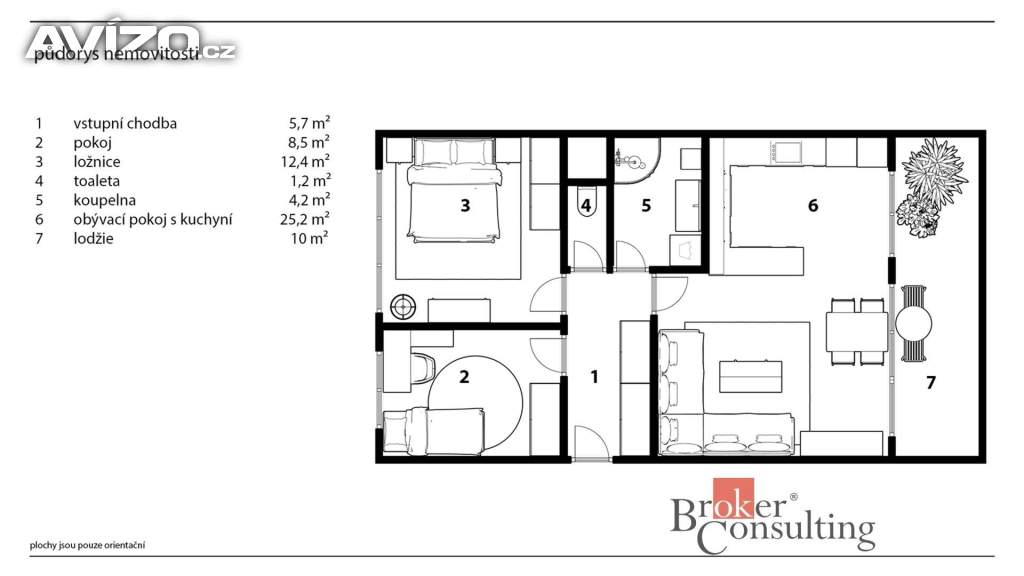 Foto inzerátu Prodej bytu 3+kk 54 m², Pardubice