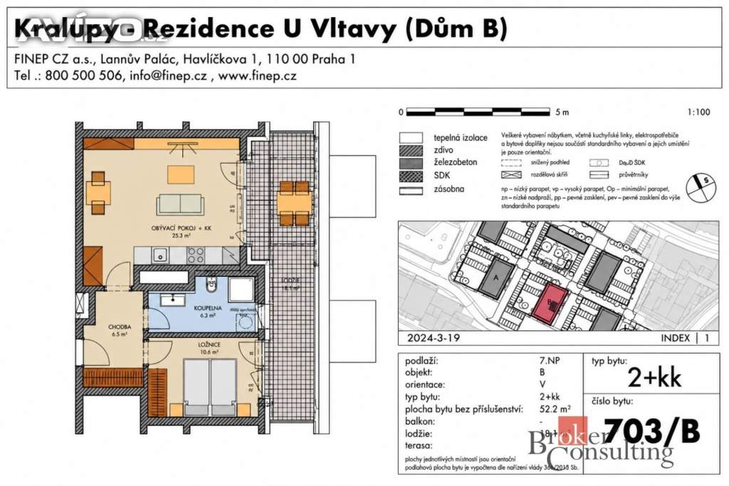 Foto inzerátu Prodej bytu 2+kk 49 m², Kralupy nad Vltavou