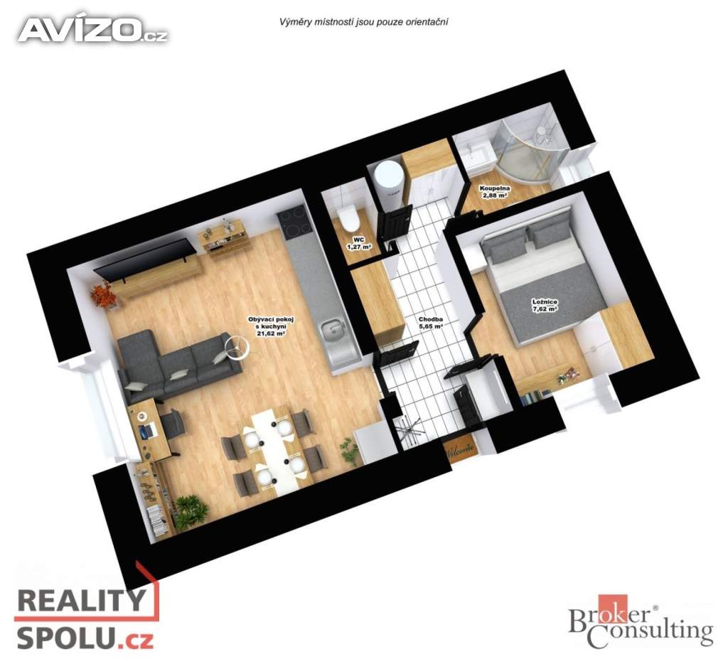 Foto inzerátu Pronájem bytu 2+kk 42 m², Liberec