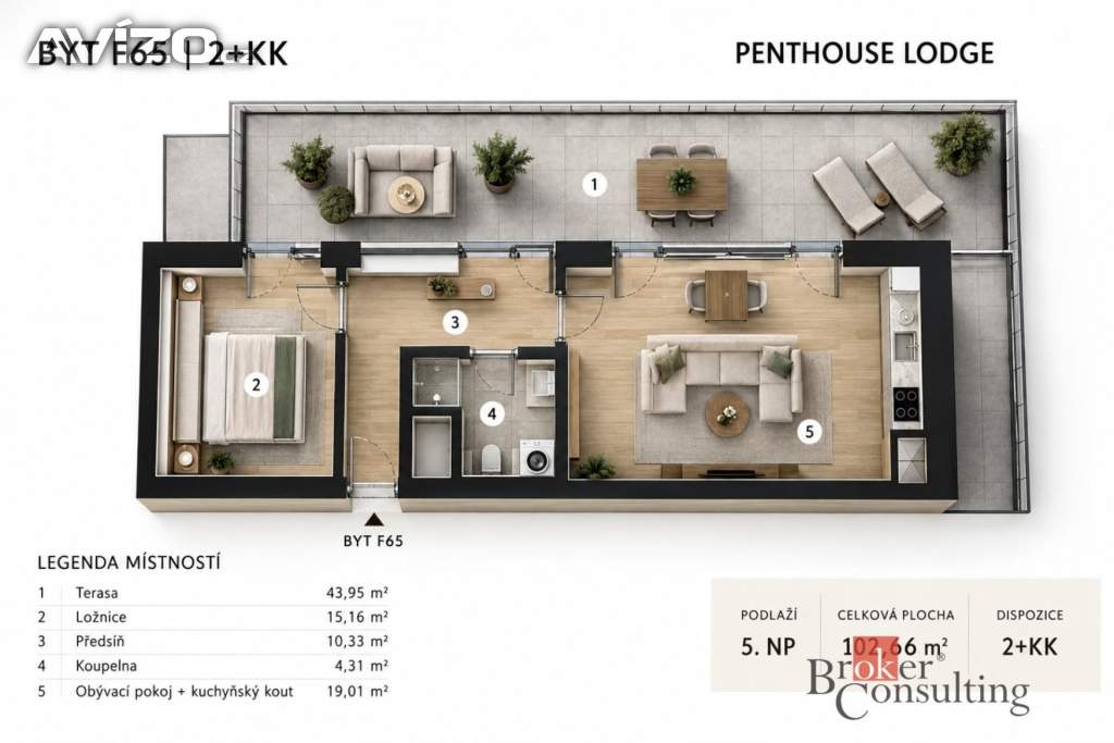 Foto inzerátu Prodej bytu 2+kk 103 m², Plzeň