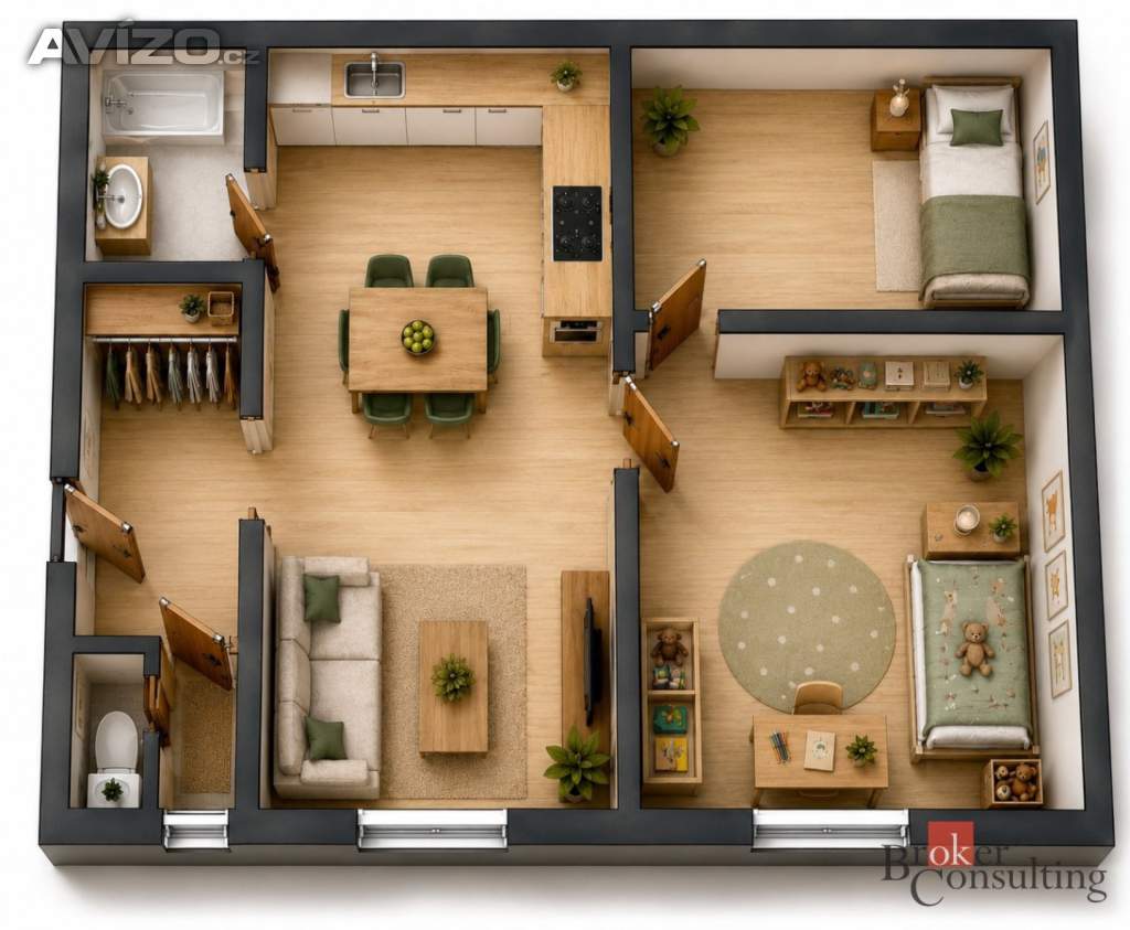 Foto inzerátu Prodej bytu 2+kk 46 m², Hradec Králové