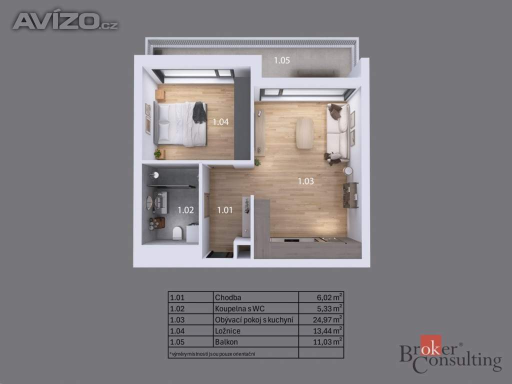 Foto inzerátu Prodej bytu 2+kk 56 m², Plzeň