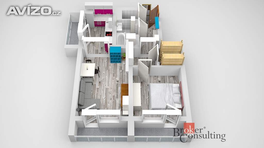 Foto inzerátu Prodej bytu 2+1 53 m², Kladno