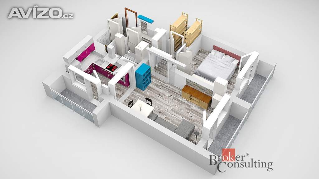 Foto inzerátu Prodej bytu 2+1 53 m², Kladno