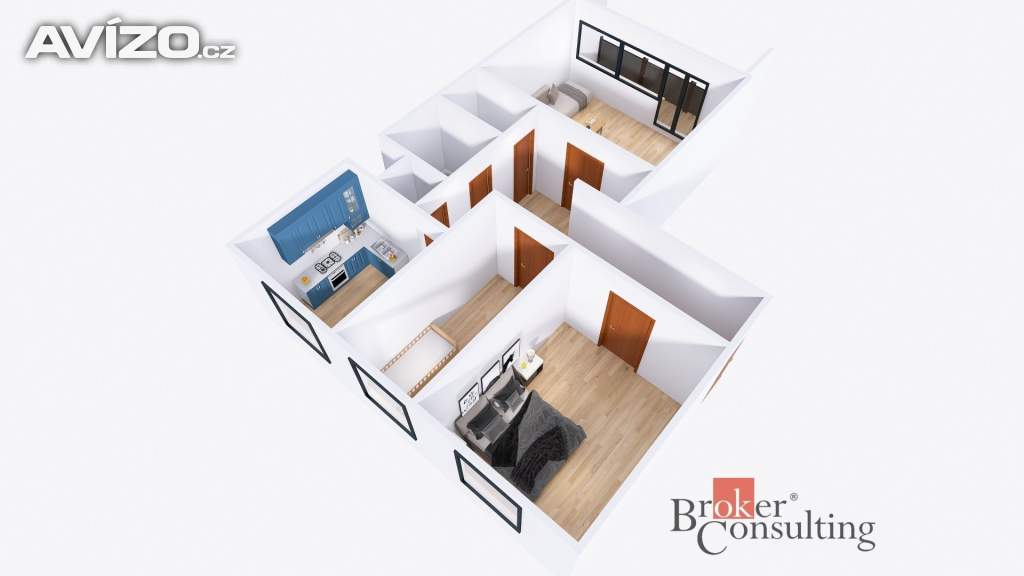 Foto inzerátu Prodej bytu 3+1 78 m², Václavov u Bruntálu