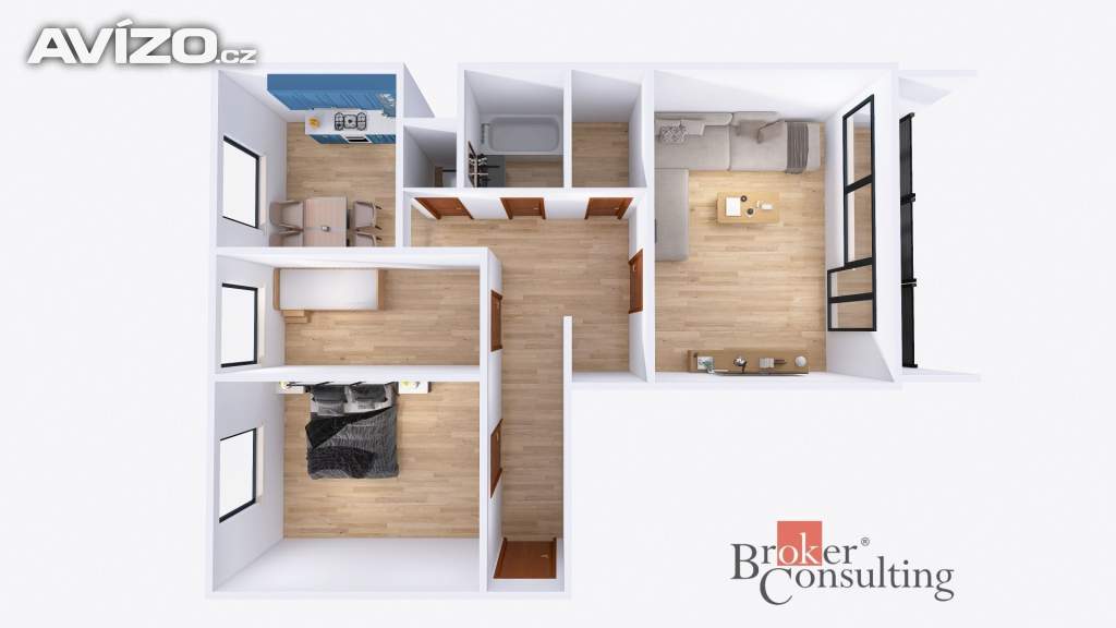 Foto inzerátu Prodej bytu 3+1 78 m², Václavov u Bruntálu