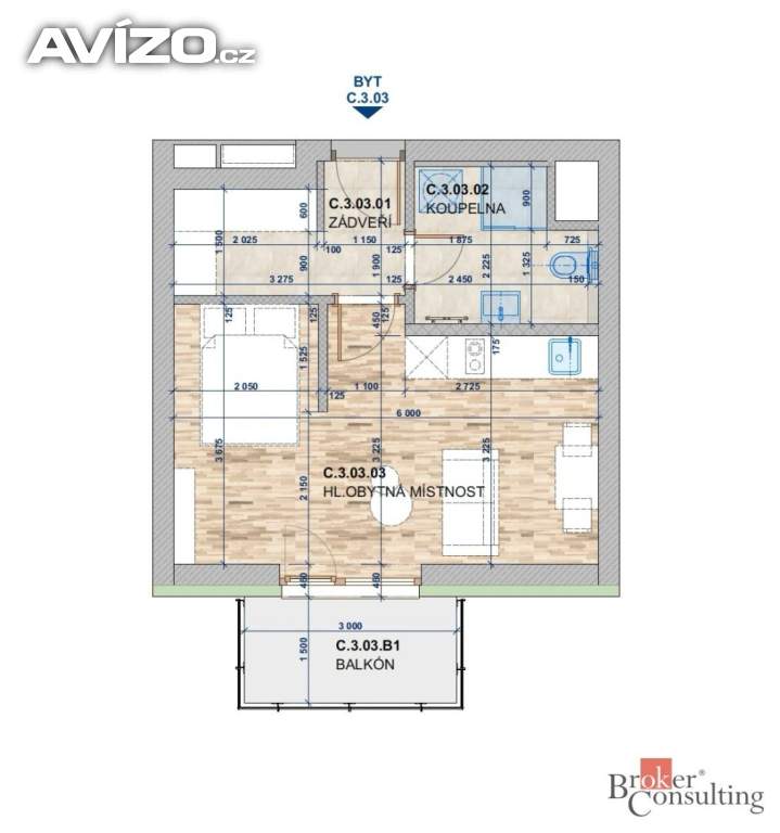 Foto inzerátu Prodej bytu 1+kk 33 m², Vyškov