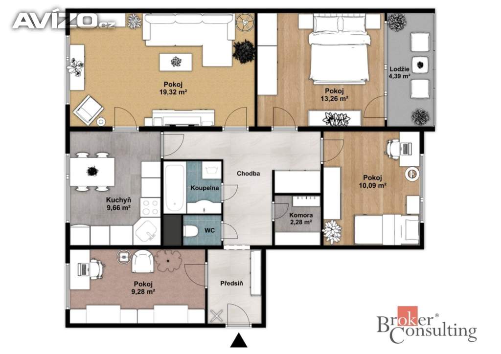 Foto inzerátu Prodej bytu 4+1 96 m², Planá
