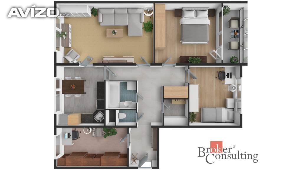 Foto inzerátu Prodej bytu 4+1 96 m², Planá
