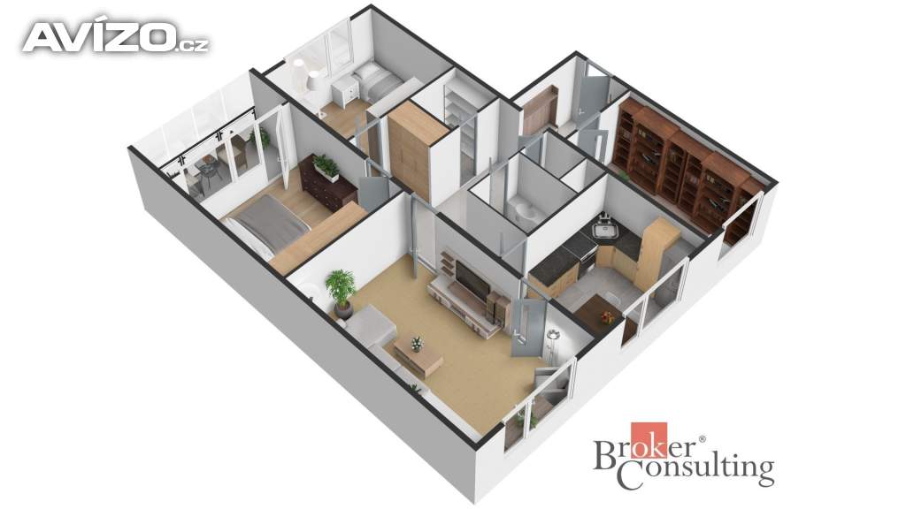 Foto inzerátu Prodej bytu 4+1 96 m², Planá