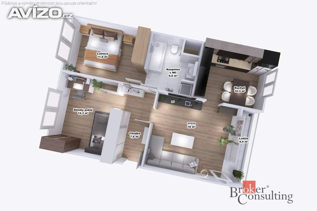 Foto inzerátu Prodej bytu 3+1 67 m², Česká Lípa
